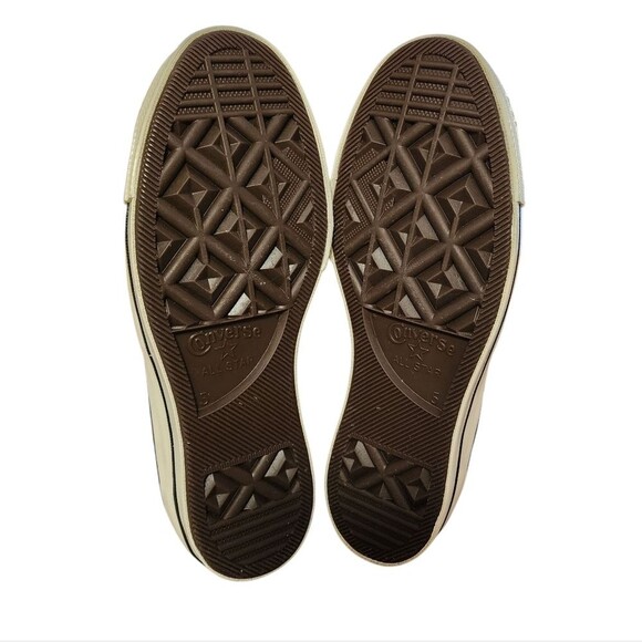 Converse Chuck Taylor 70 Classic Twisted High Top Womens 7 White Brown Maroon - Picture 9 of 16